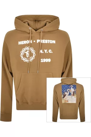 Heron Preston Medieval Heron Logo Hoodie