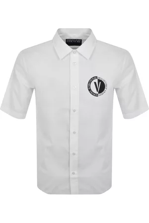 VERSACE Couture Short Sleeve Shirt White