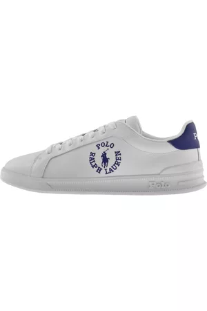 Ralph Lauren Men Sneakers - Logo Trainers Off White