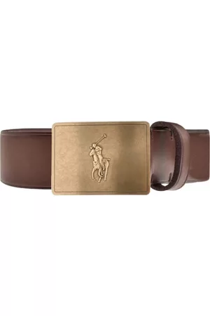 Ralph Lauren Men Belts - Plaque Casual Belt Brown