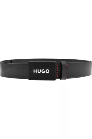 HUGO BOSS Men Belts - Logo Gilao Belt Black