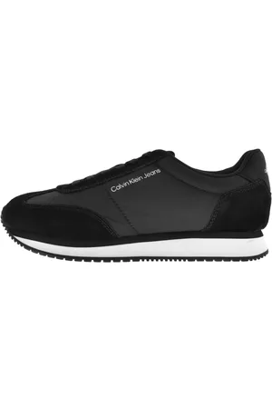 Calvin Klein Men Sports Pants - Jeans Retro Runner Trainers Black