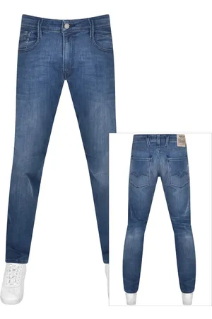 Replay Anbass Slim Fit Jeans Mid Wash