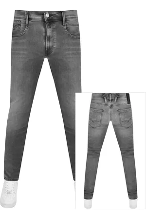 Replay Anbass Slim Fit Mid Wash Jeans