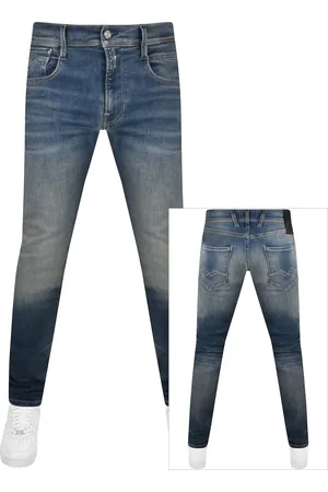 Replay Anbass Slim Fit Mid Wash Jeans
