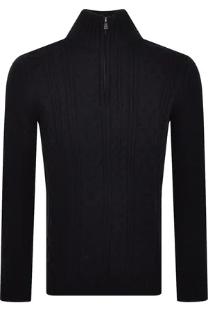 Superdry Jacob Cable Knit Half Zip Jumper