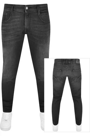 Replay Anbass Slim Fit Mid Wash Jeans