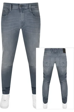 Replay Anbass Slim Fit Mid Wash Jeans