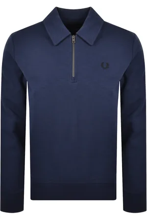 Fred Perry Zip Neck Sweatshirt