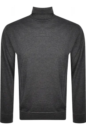 Emporio Armani Emporio Roll Neck Logo Wool Jumper