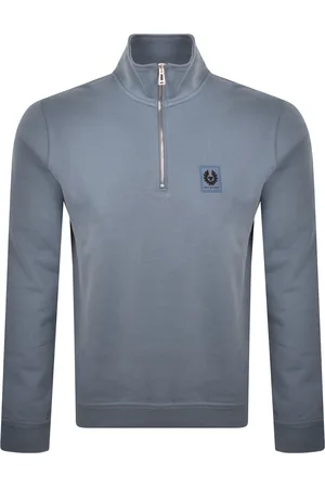 Belstaff Quarter Zip Sweatshirt Flint