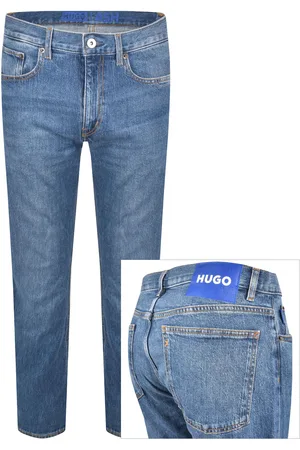 Hugo Blue Slim Fit Ash Jeans Mid Wash