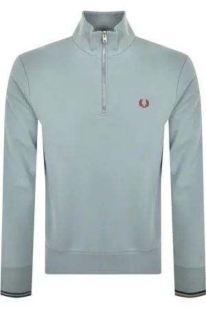 Fred Perry Zip Neck Sweatshirt