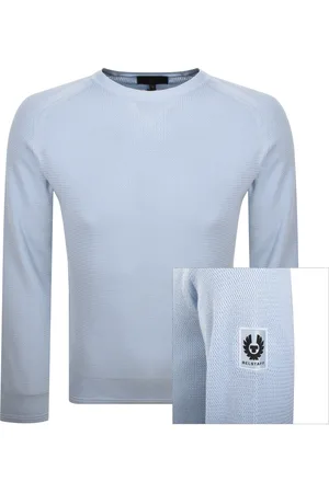 Belstaff Guide Crew Neck Jumper Sky