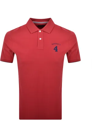 Hackett Heritage Number Polo T Shirt Pop