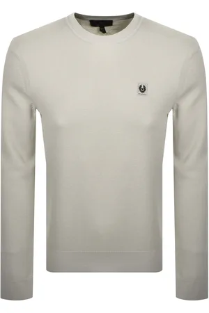 Belstaff Drift Silk Blend Jumper Stone