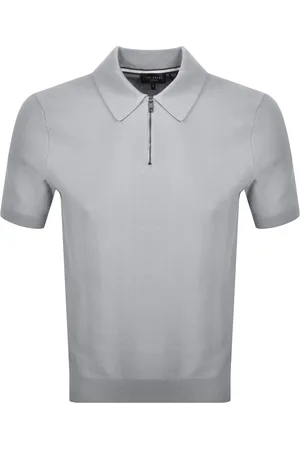 Ted Baker Fourd Herringbone Zip Polo T Shirt