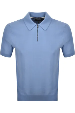 Ted Baker Fourd Herringbone Zip Polo T Shirt