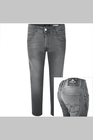 Replay Anbass Slim Fit Mid Wash Jeans
