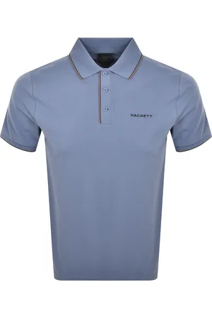 Hackett Heritage Resort Logo Tipped Polo