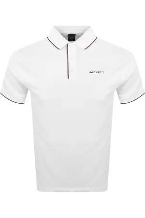 Hackett Heritage Resort Logo Tipped Polo