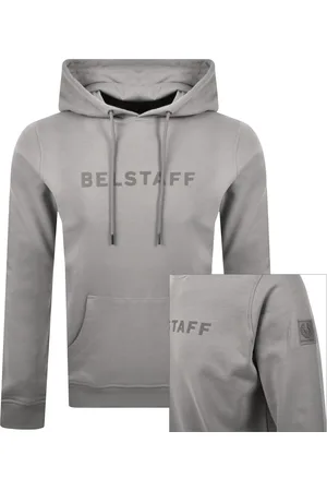 Belstaff Logo Signature Hoodie Pumice