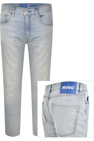 Hugo Blue Ash Light Wash Slim Fit Jeans
