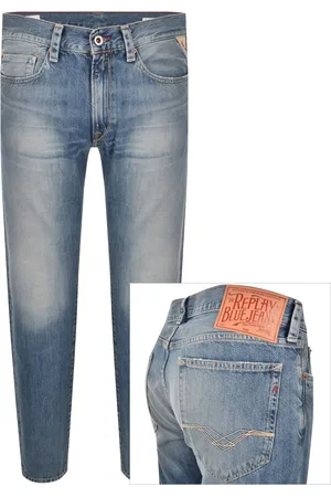 Replay Neaal Slim Fit Mid Wash Jeans
