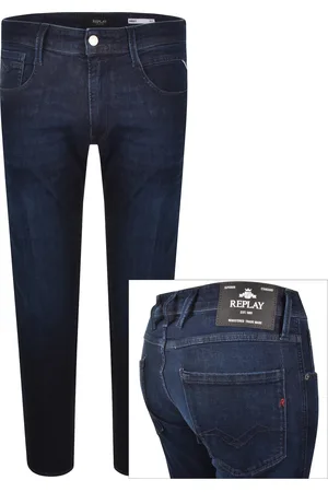 Replay Anbass Slim Fit Dark Wash Jeans