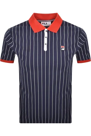 Fila Pinstripe Polo T Shirt