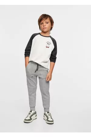 MANGO Cotton jogger-style trousers - 5 - Kids