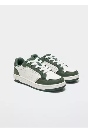 MANGO Lace-up mixed sneakers - 13Â½ - Kids