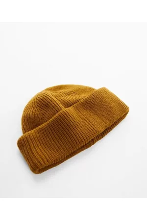 MANGO Men Hats - Short knitted hat - One size - Men