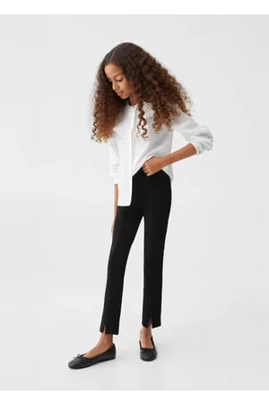 MANGO Girls Leggings - Slit hem leggings - 6 - Kids