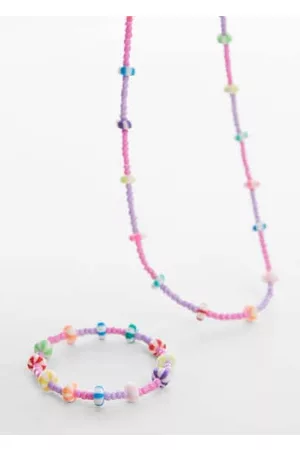MANGO KIDS Mixed bead necklace - One size - Kids