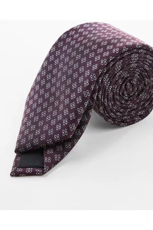 MANGO Geometric print tie - One size - Men