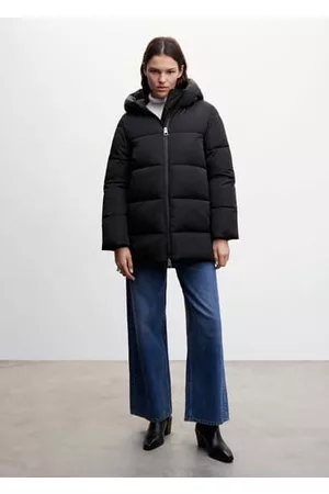 MANGO Hood quilted coat - XXS - Women