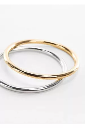 MANGO Pack of 2 rigid bracelets - One size - Teenage girl