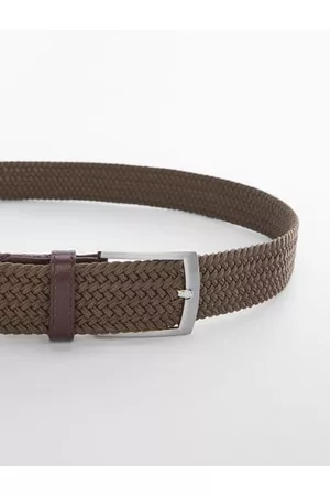 MANGO Braided elastic belt - S - Men