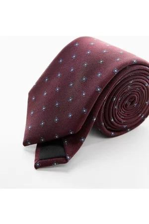 MANGO Micro print tie - One size - Men