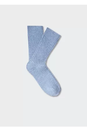 MANGO Men Socks - Ribbed woolen socks - 7/-8/ - Men