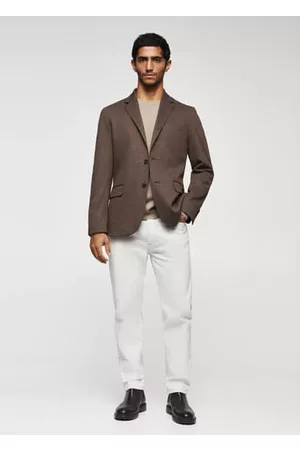 MANGO Slim fit cotton blazer - 36 - Men