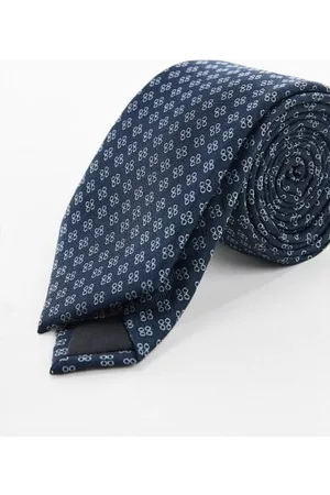 MANGO Men Bow Ties - Geometric print tie - One size - Men