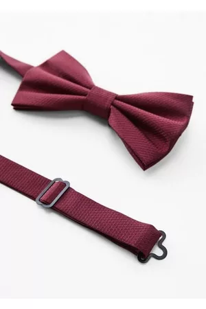 MANGO Textured bow tie - One size - Men
