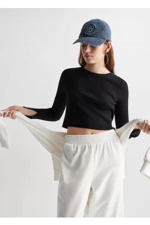 MANGO Girls Sweatpants - Knit jogger-style trousers - XS - Teenage girl