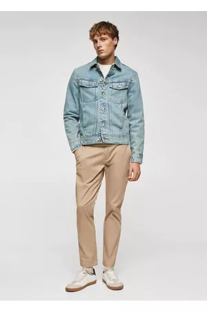 MANGO Vintage wash denim jacket - XS - Men