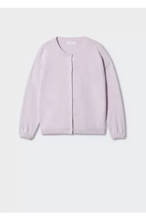 MANGO Cotton-blend cardigan - 5-6 years - Kids