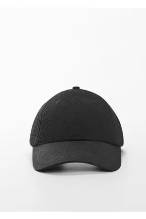 MANGO Men Caps - Textured cap with visor - One size - Men