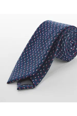 MANGO Patterned tie - One size - Men
