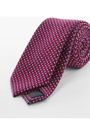 MANGO Patterned tie - One size - Men